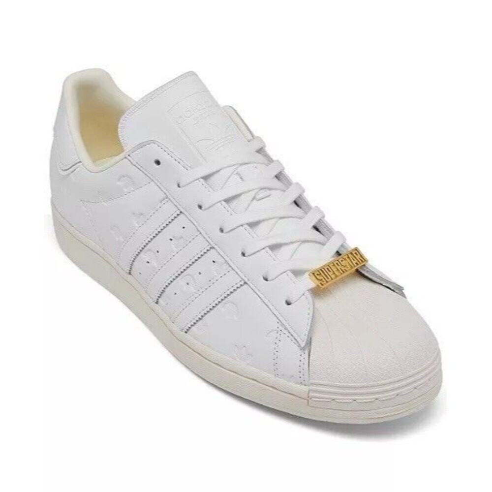 Adidas New Men's Size 11 Originals Superstar White Gold Shoes Sneakers GY0025
